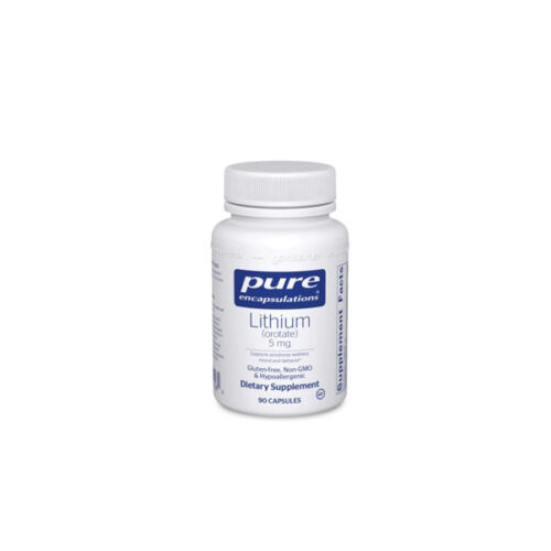 Pure Encapsulations Lithium Orotate 5mg – 90 CAPS – Supplements ...