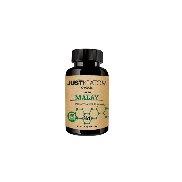 Just Kratom Green Malay – 30 Caps – Supplements & Vitamins Store